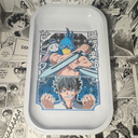 Sunraku Rolling Tray - Custom Large Metal Tray for Smoking, Rolling, and Storage