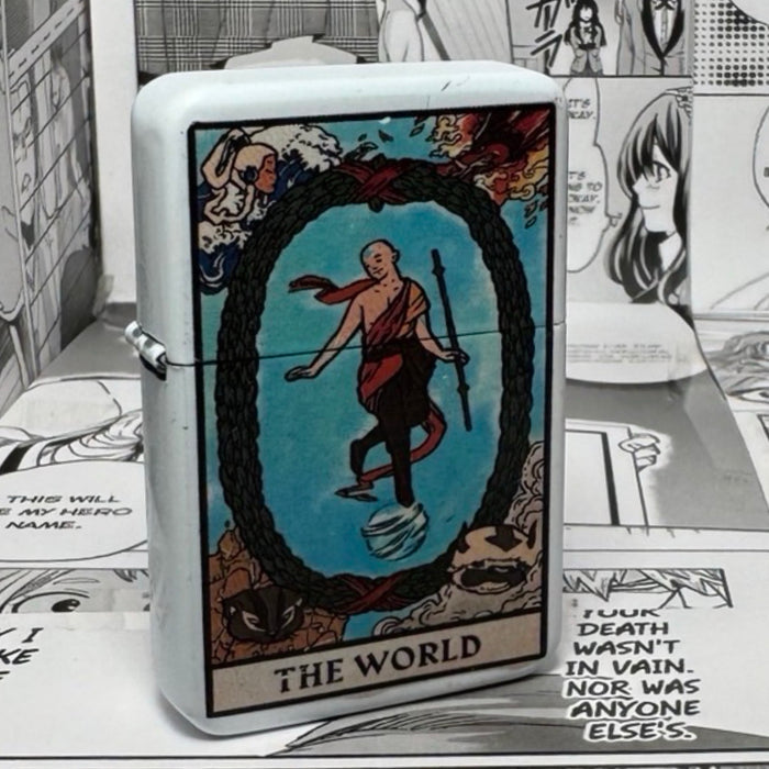 Avatar Aang The World Tarot Card Lighter