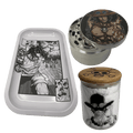 One Piece Anime Spice Grinder, Stash Jar, Rolling Tray Set - spicedanime