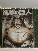 Attack Titan Hand Woven Tapestry, Blanket, Rug