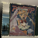 Usagi Tsukino Hand Woven Tapestry, Blanket, Rug