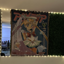 Usagi Tsukino Hand Woven Tapestry, Blanket, Rug