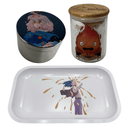 Studio Ghibli Cartoon Anime Spice Grinder, Stash Jar, Rolling Tray Set - spicedanime