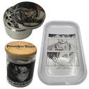 Captain Levi Grinder, Jar, Rolling Tray Set