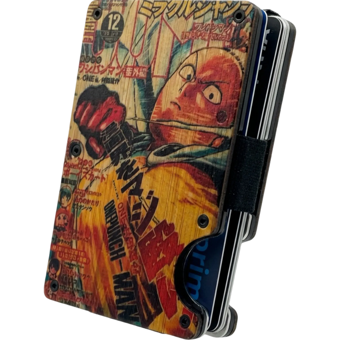 One Punch Bamboo RFID Wallet - Slim Card Holder