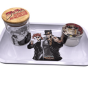 Jojos Bizzare Adventure Anime Spice Grinder, Stash Jar, Rolling Tray Set - spicedanime