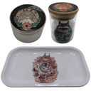 Studio Ghibli Cartoon Anime Spice Grinder, Stash Jar, Rolling Tray Set - spicedanime