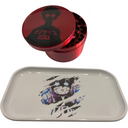 Mob Psycho 100 Anime Spice Grinder, Stash Jar, Rolling Tray Set - spicedanime