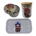 One Piece Anime Spice Grinder, Stash Jar, Rolling Tray Set - spicedanime