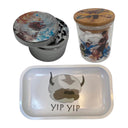 Avatar the Last Airbender Cartoon Spice Grinder, Stash Jar, Rolling Tray Set - spicedanime