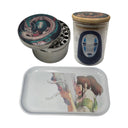 Studio Ghibli Cartoon Anime Spice Grinder, Stash Jar, Rolling Tray Set - spicedanime