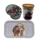 Naruto Anime Spice Grinder, Stash Jar, Rolling Tray Set - spicedanime