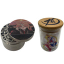 Sailor Moon Anime Herb Grinder, Stash Jar, Rolling Tray Set - spicedanime