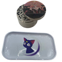 Sailor Moon Anime Herb Grinder, Stash Jar, Rolling Tray Set - spicedanime