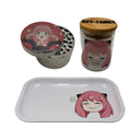 Anya Grinder, Jar, Rolling Tray Set