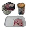 Zero Two Grinder, Jar, Rolling Tray Set
