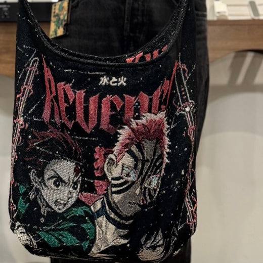 Tanjiro Akaza Tapestry Tote Bag