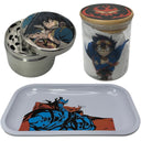 Gurren Lagann Anime Spice Grinder, Stash Jar, Rolling Tray Set - spicedanime