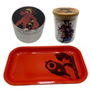 Faye Valentine Grinder, Jar, Rolling Tray Set