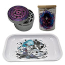 Naruto Anime Spice Grinder, Stash Jar, Rolling Tray Set - spicedanime