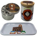 South Park Cartoon Spice Grinder, Stash Jar, Rolling Tray Set - spicedanime