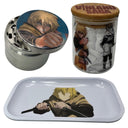 Vinland Saga Anime Herb Grinder, Stash Jar, Rolling Tray Set - spicedanime