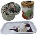 Monogatari Anime Spice Grinder, Stash Jar, Rolling Tray Set - spicedanime
