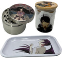 Monogatari Anime Spice Grinder, Stash Jar, Rolling Tray Set - spicedanime