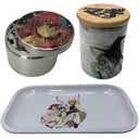 Magi Anime Spice Grinder, Stash Jar, Rolling Tray Set - spicedanime