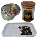 Vinland Saga Anime Herb Grinder, Stash Jar, Rolling Tray Set - spicedanime