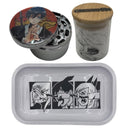 Aki and Fox Devil Grinder, Jar, Rolling Tray Set