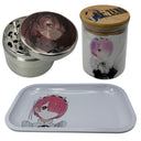 Re:Zero Anime Spice Grinder, Stash Jar, Rolling Tray Set - spicedanime