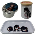 Kill la Kill Anime Spice Grinder, Stash Jar, Rolling Tray Set - spicedanime