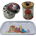 Monogatari Anime Spice Grinder, Stash Jar, Rolling Tray Set - spicedanime