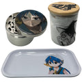 Magi Anime Spice Grinder, Stash Jar, Rolling Tray Set - spicedanime