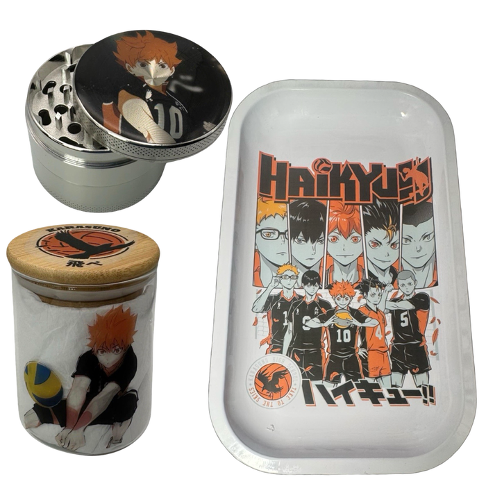 Hinata Soaring Grinder, Jar, Rolling Tray Set