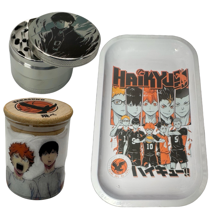 Kageyama Grinder, Jar, Rolling Tray Set