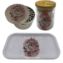 Studio Ghibli Cartoon Anime Spice Grinder, Stash Jar, Rolling Tray Set - spicedanime