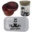 Jujutsu Kaisen Anime Spice Grinder, Stash Jar, Rolling Tray Set - spicedanime