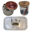 Avatar the Last Airbender Cartoon Spice Grinder, Stash Jar, Rolling Tray Set - spicedanime