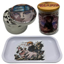 Naruto Anime Spice Grinder, Stash Jar, Rolling Tray Set - spicedanime