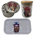 One Piece Anime Spice Grinder, Stash Jar, Rolling Tray Set - spicedanime