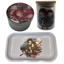 Nezuko Grinder, Jar, Rolling Tray Set