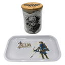 Master Sword Wielder Videogame Spice Grinder, Stash Jar, Rolling Tray Set - spicedanime
