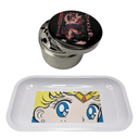 Sailor Moon Anime Herb Grinder, Stash Jar, Rolling Tray Set - spicedanime