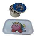 Kirby Cartoon Videogame Spice Grinder, Stash Jar, Rolling Tray Set - spicedanime