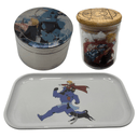Edward and Alphonse Aesthetic Grinder, Jar, Rolling Tray Set