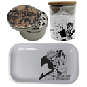Fairy Tail Anime Spice Grinder, Stash Jar, Rolling Tray Set - spicedanime
