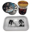 Naruto Anime Spice Grinder, Stash Jar, Rolling Tray Set - spicedanime