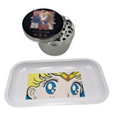 Sailor Moon Anime Herb Grinder, Stash Jar, Rolling Tray Set - spicedanime